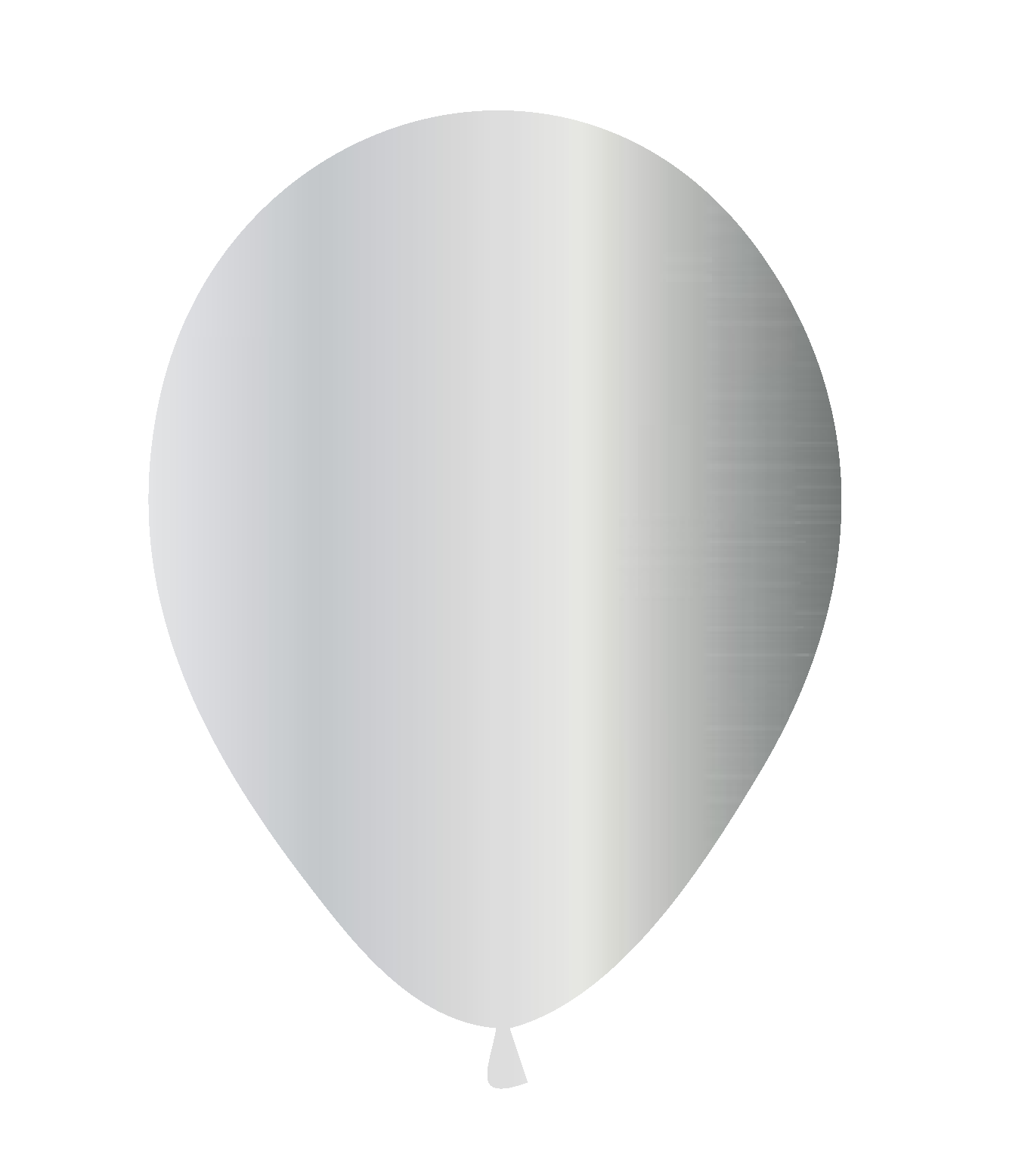 Globo Látex 12" Plata