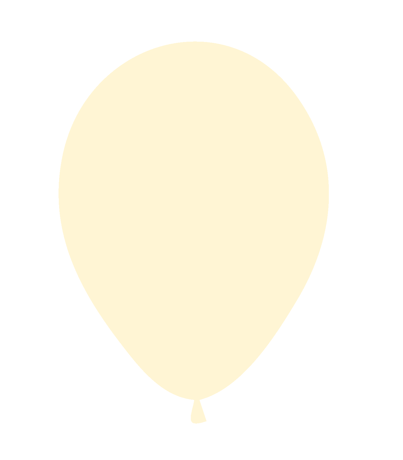 Globo Látex 12" Marfil