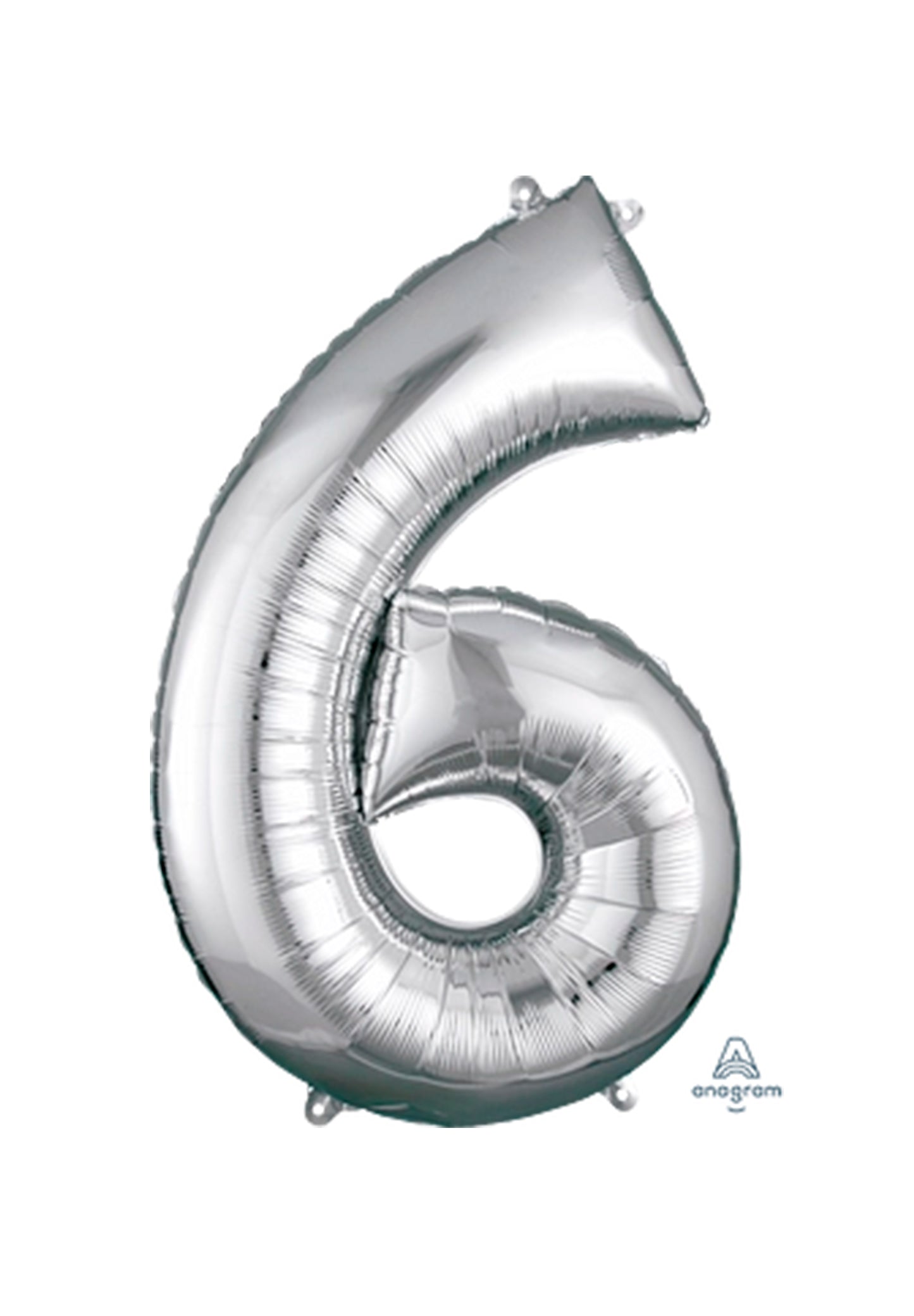 Número #6 Gigante Plata