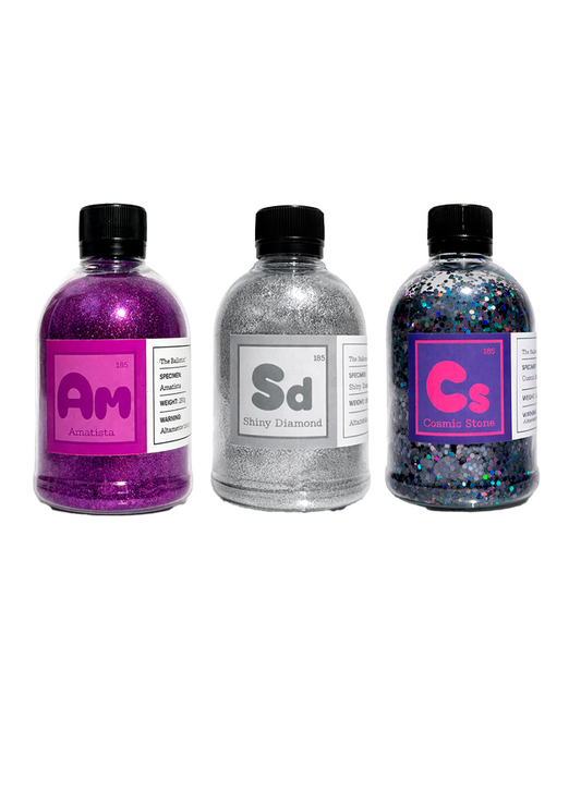 3 Pack Glitter Galaxy