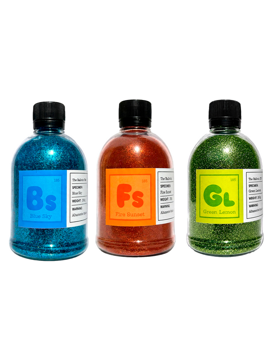 3 Pack Glitter Rainbow