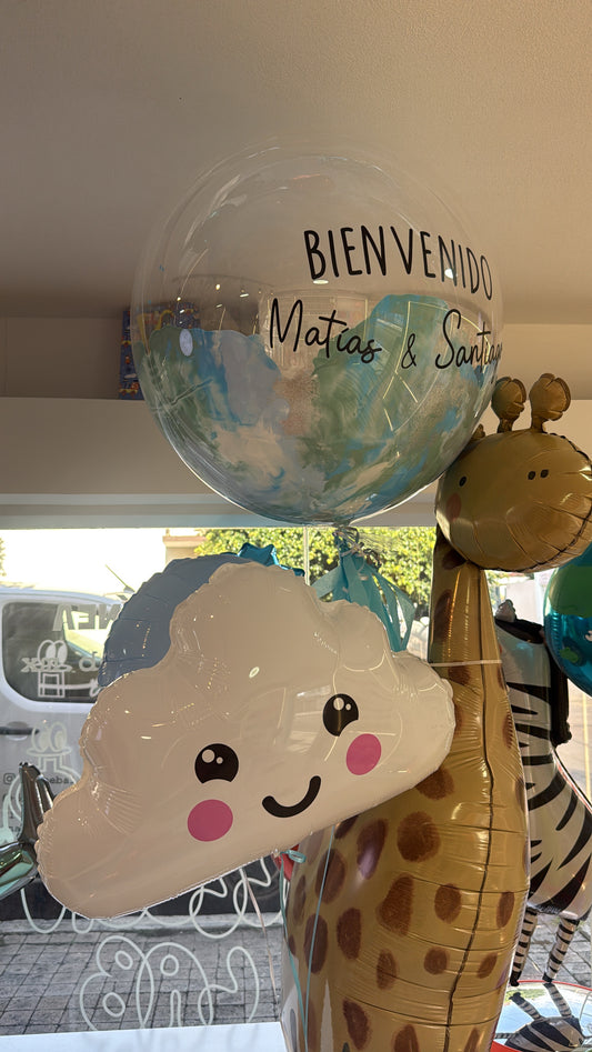 Bouquet Burbuja Jirafa Baby