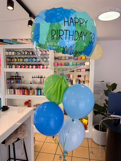 Burbuja Birthday Blue/Green
