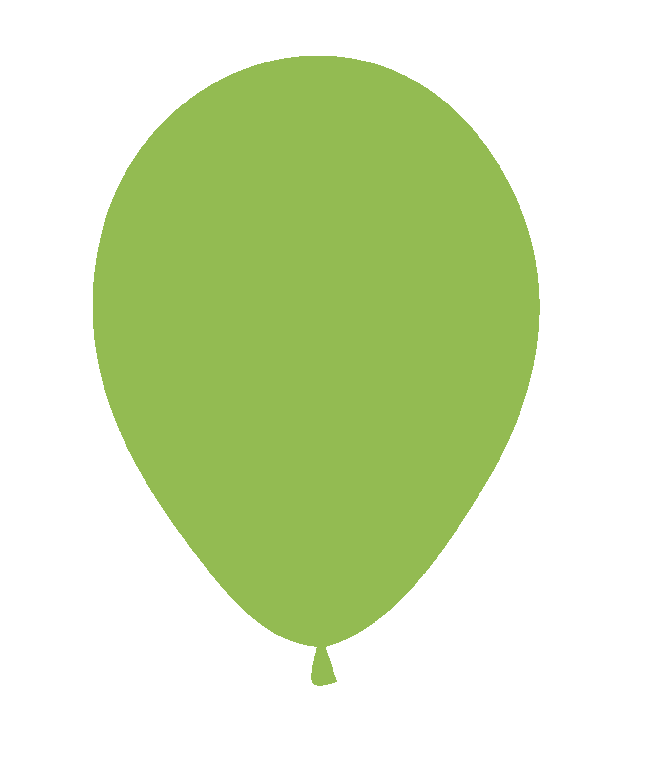Globo Látex 12" Verde Limón