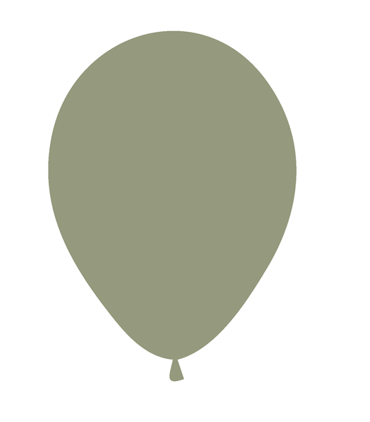 Globo Látex 12" Verde Humo