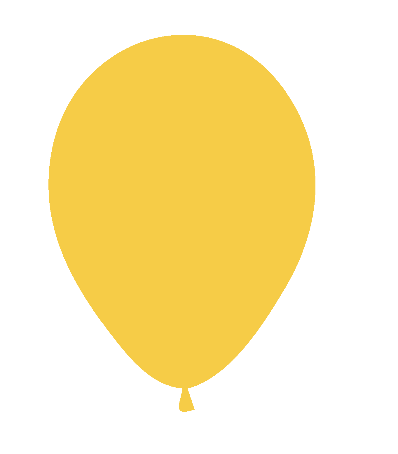 Globo Látex 12" Amarillo