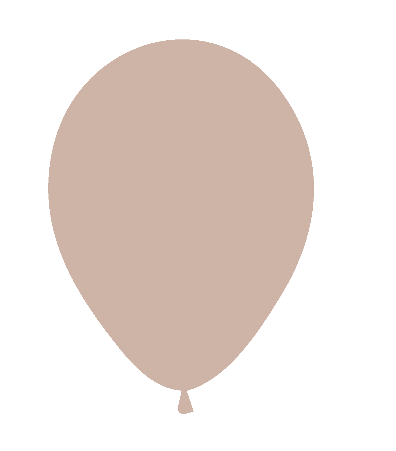Globo Látex 12"Beige