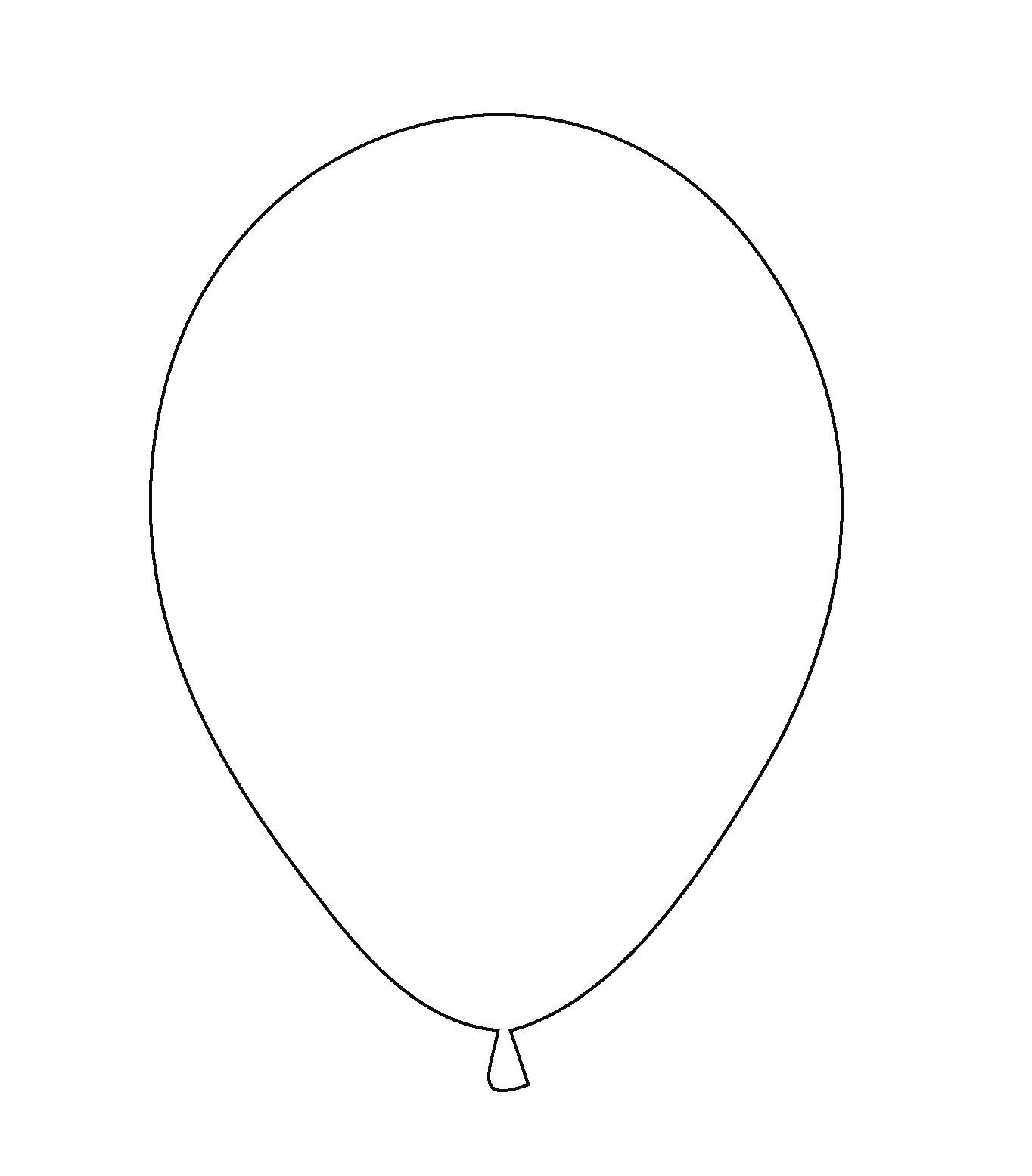 Globo Látex 12" Blanco