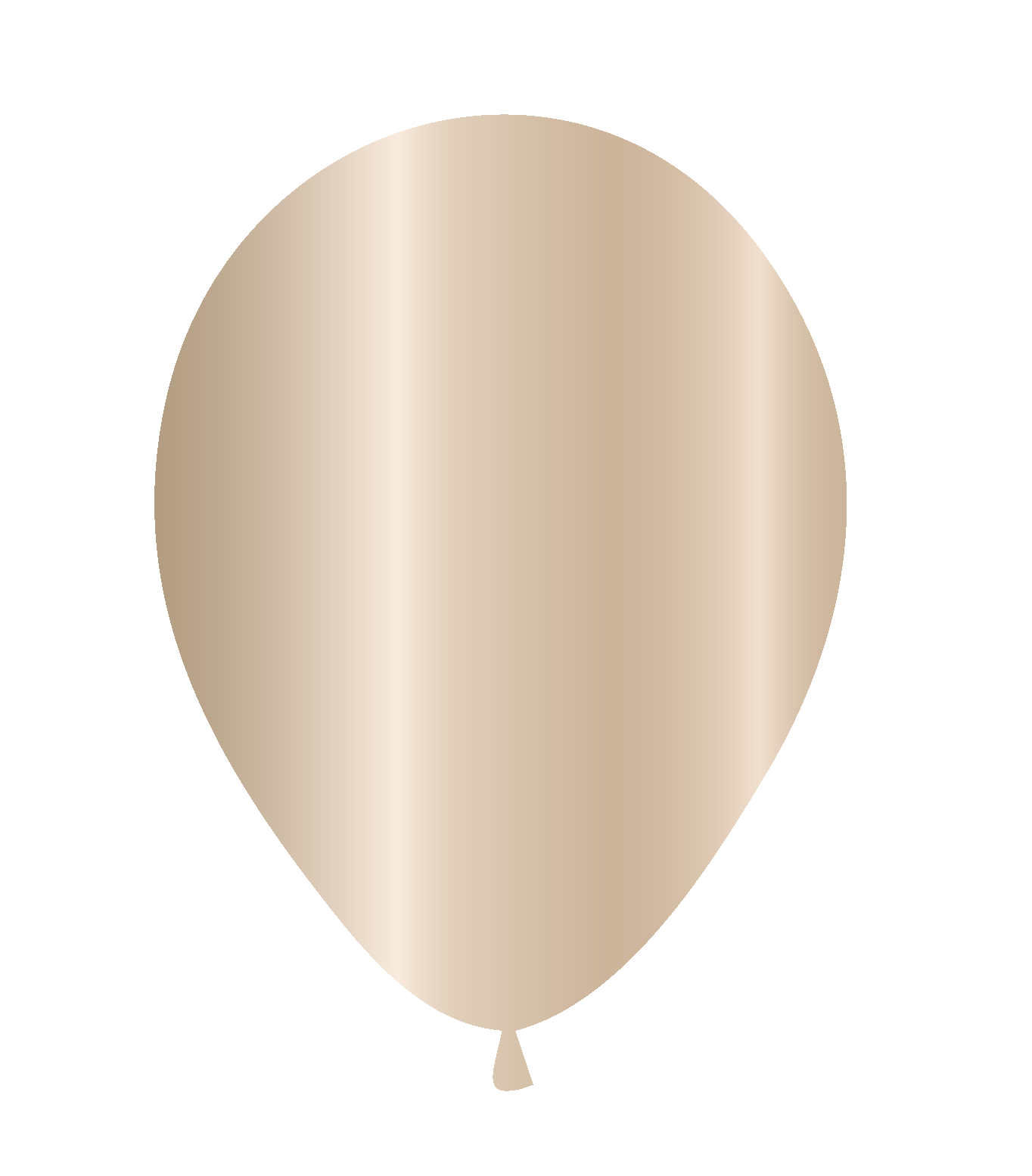 Globo Látex 12" Champagne