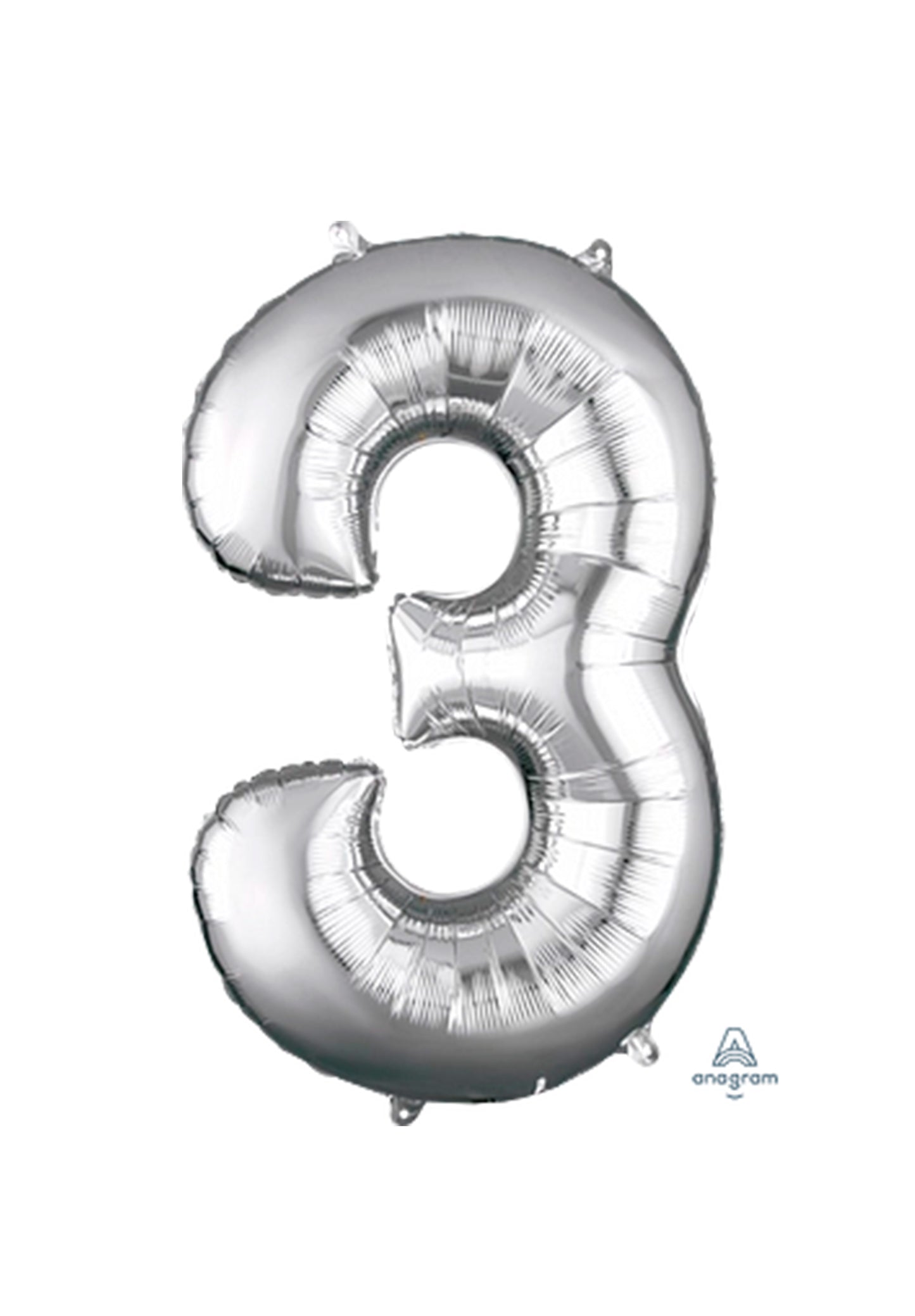 Número #3 Gigante Plata