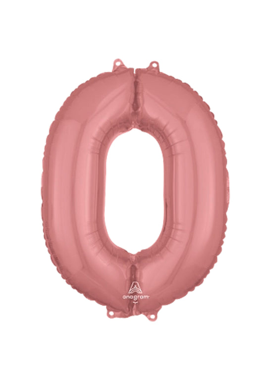 Número #0 Gigante Rose Gold