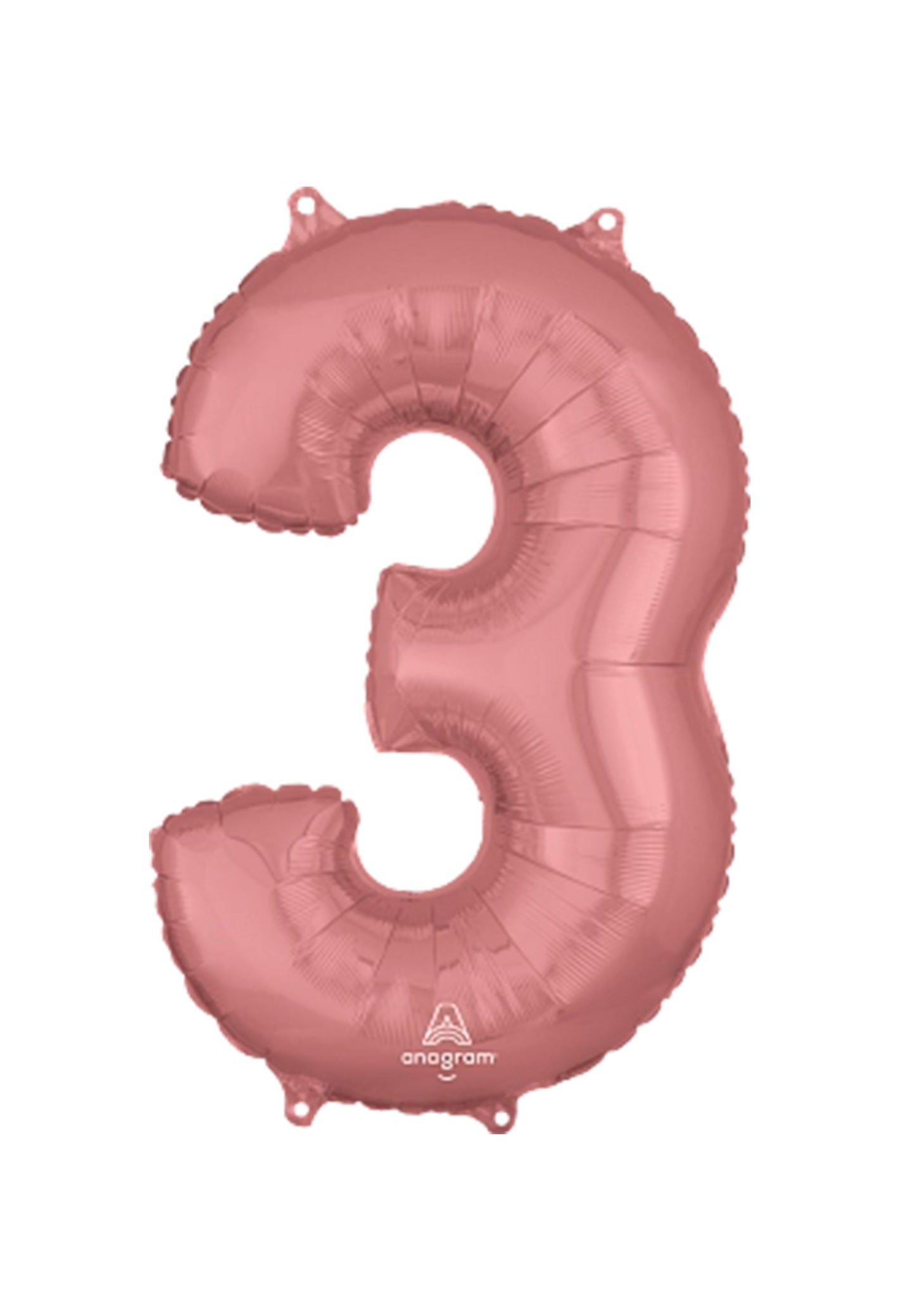 Número #3 Gigante Rose Gold