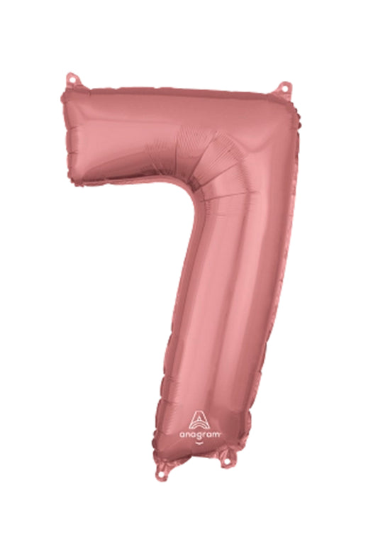 Número #7 Gigante Rose Gold