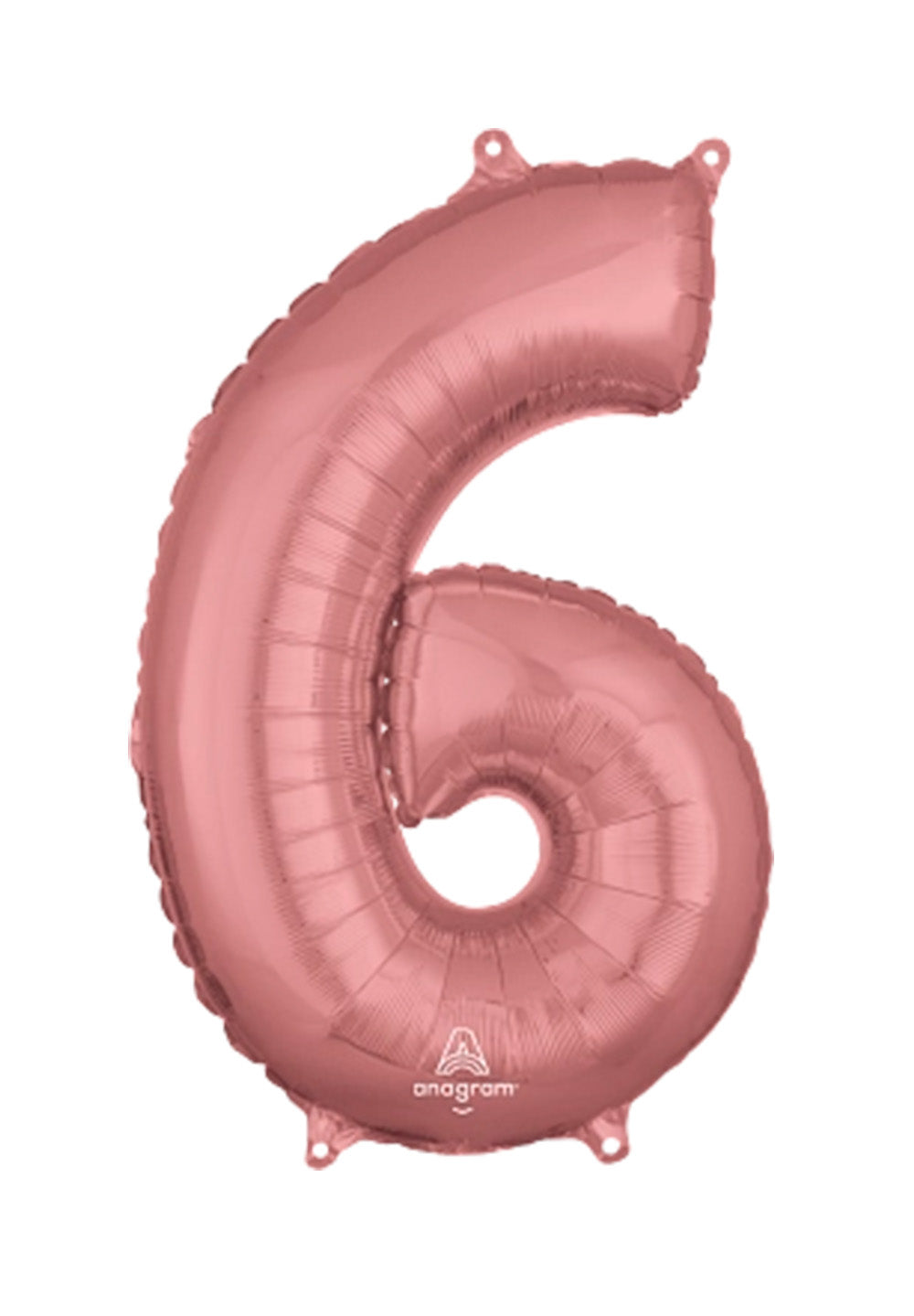 Número #6 Gigante Rose Gold